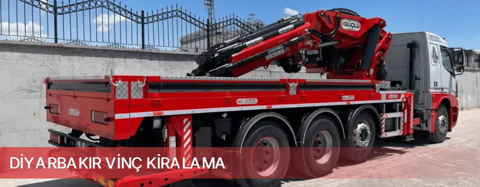 Diyarbakır İli Vinç Kiralama